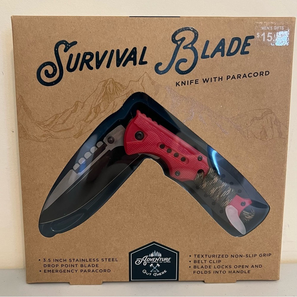 Adventure is Out There Survival Blade